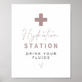 MAEVE Roos Gouden Verpleegster Hydration Station D Poster (Voorkant)
