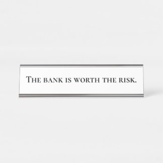 Maeve’s Note – Desk Nameplate Bureau Naambordje