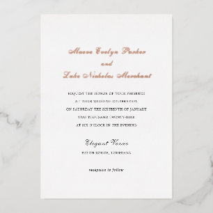 Maeve Traditionele Uitnodiging van het Huwelijk