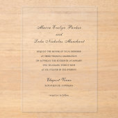 Maeve Traditionele Uitnodiging van het Huwelijk (Voorkant)