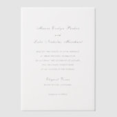 Maeve Traditionele Uitnodiging van het Huwelijk (Voorkant)