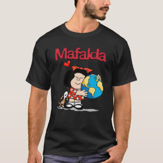 Mafalda, de wereld en haar puppy. Classic T-shirt