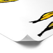 Mafalda herfst vertrekt Quino Comic argentino Poster (Hoek)