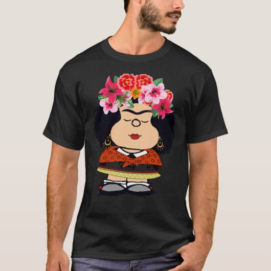 Mafalda Kahlo Fanart Classic T-Shirt Essential T-S (Voorkant)