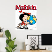 Mafalda-liefdesaarde Poster (Thuiskantoor)