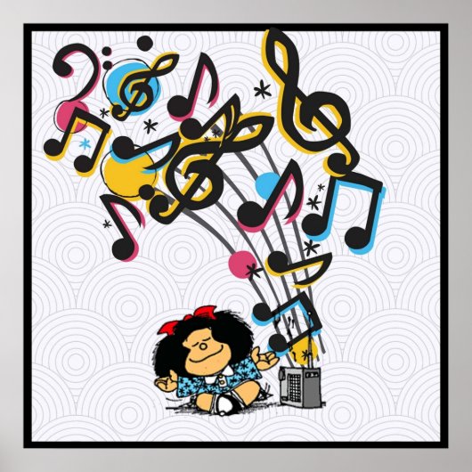 Mafalda muziek  poster (Voorkant)