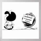 Mafalda-wereld Poster (Voorkant)