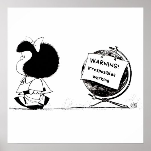 Mafalda-wereld Poster (Voorkant)