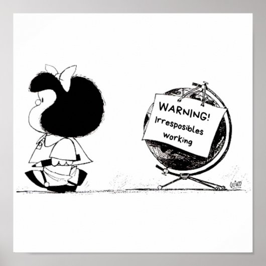 Mafalda-wereld Poster (Voorkant)