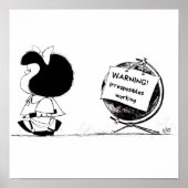 Mafalda-wereld Poster (Voorkant)