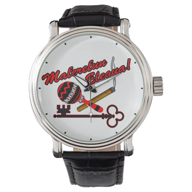 Maferefun Elegua Horloge (Voorkant)