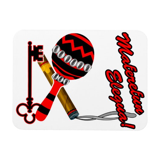 Maferefun Elegua Magneet (Horizontaal)