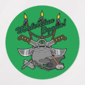 Maferefun Oggún Labels (Design 2)