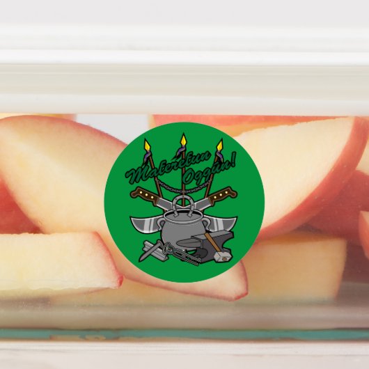 Maferefun Oggún Labels (Aangebracht)