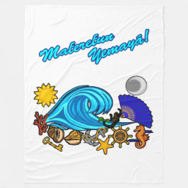 Maferefun Yemaya Fleece Deken