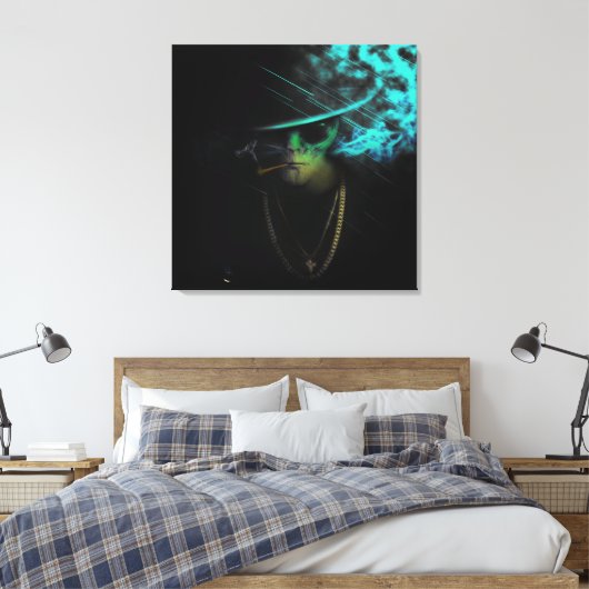Maffia Alien Canvas Afdruk (Insitu (Slaapkamer))