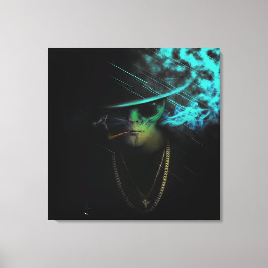 Maffia Alien Canvas Afdruk (Voorkant)