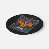 maffia--kleurrijk-ontwerp papieren bordje (Gekanteld)