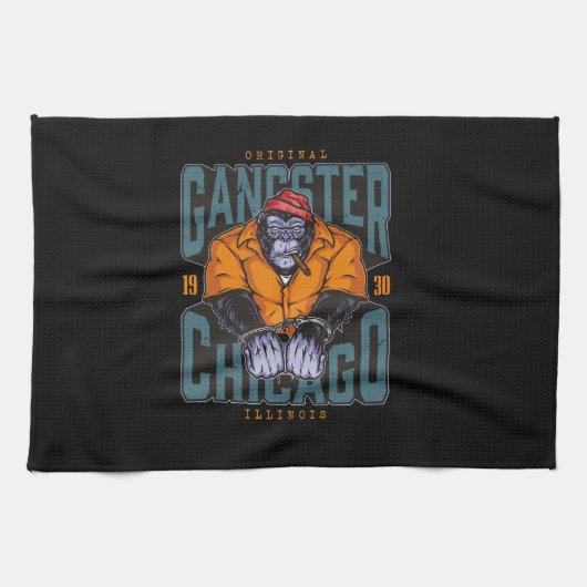 maffia--kleurrijk-ontwerp theedoek (Horizontaal)