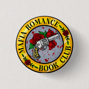 Maffia Romance Boek CLub Badge Ronde Button 3,2 Cm