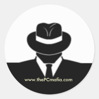 maffia-Sticker Ronde Sticker
