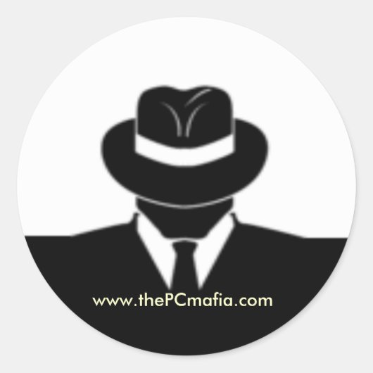 maffia-Sticker Ronde Sticker (Voorkant)