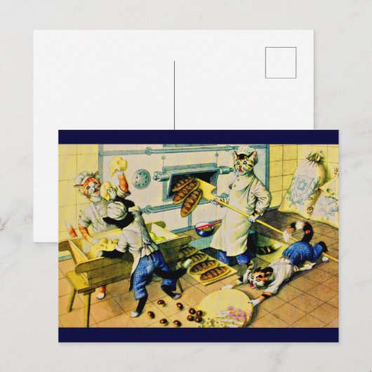 Maffiasbakkerijkatten Briefkaart (Voorkant / Achterkant)