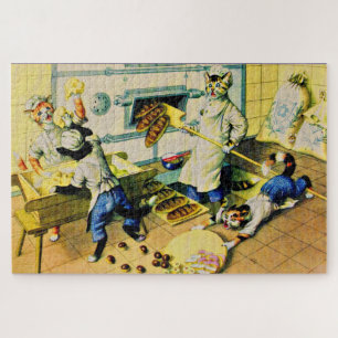 Maffiasbakkerijkatten Legpuzzel