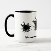 Mafia baas voor kogelgaten mok (Links)