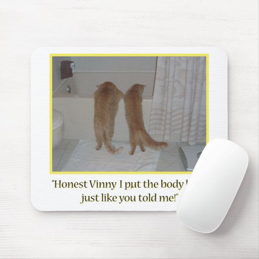 Mafia Cats Humor Muismat (Met muis)