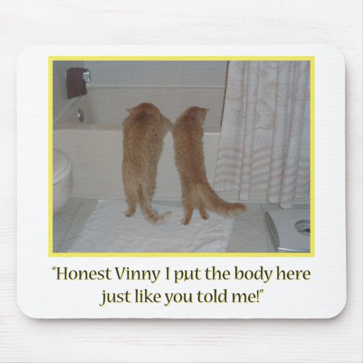 Mafia Cats Humor Muismat (Voorkant)