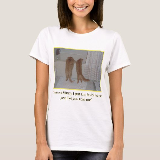 Mafia Cats Humor T-shirt (Voorkant)