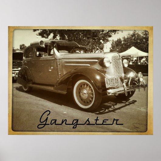 Mafia Gangster Lowrider Bomb Poster (Voorkant)