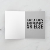 MAFIA GELUKKIGE VERJAARDAG VOOR KOPPEL Bende KAART (Binnen)