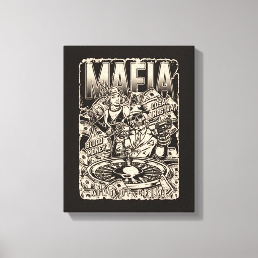 Mafia King of Crime Canvas Print (Voorkant)