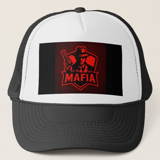 mafia logo trucker pet (Voorkant)