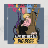 Mafia Moeder: Moederdag Editie Feestdagenkaart (Voorkant / Achterkant)