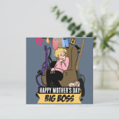 Mafia Moeder: Moederdag Editie Feestdagenkaart (Staand voorkant)