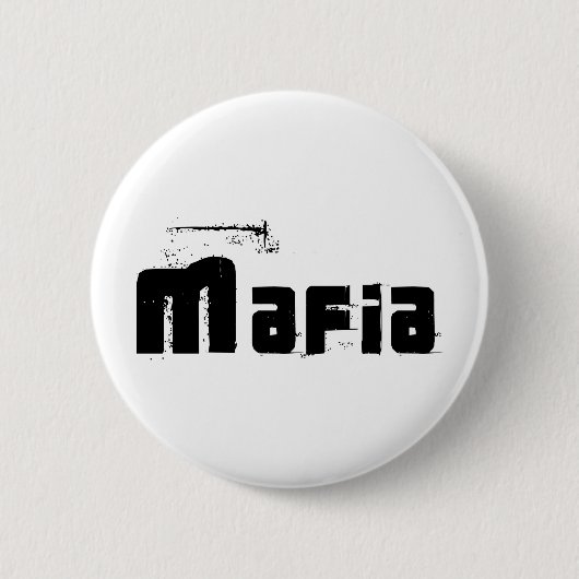 Mafia Ronde Button 5,7 Cm (Voorkant)