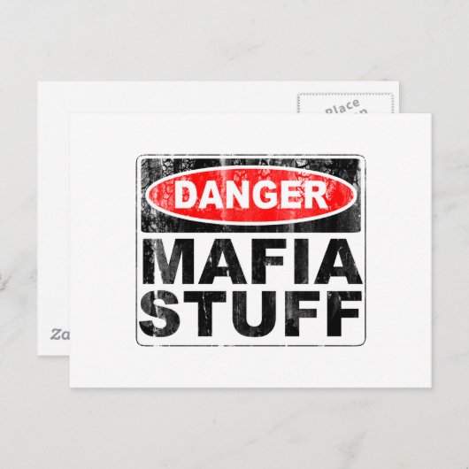 Mafia Stuff Briefkaart (Voorkant / Achterkant)