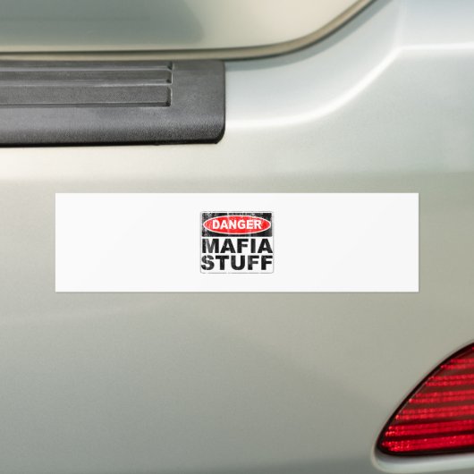Mafia Stuff Bumpersticker (Op auto)
