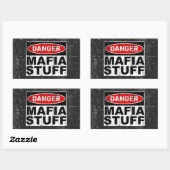 Mafia Stuff Rechthoekige Sticker (Vel)