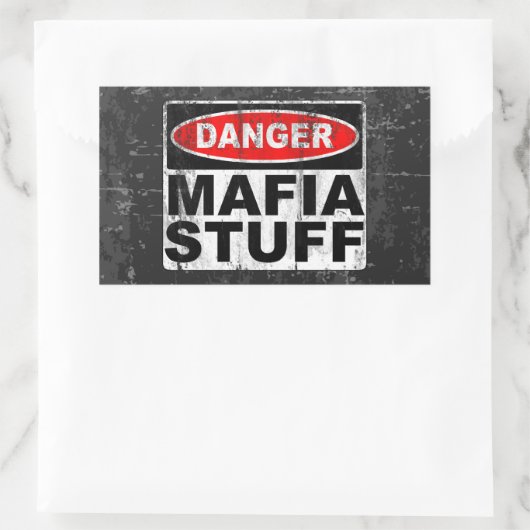 Mafia Stuff Rechthoekige Sticker (Tas)