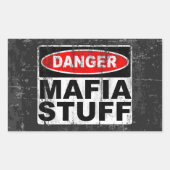 Mafia Stuff Rechthoekige Sticker (Voorkant)