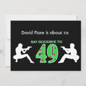 Mafia Style 50th Birthday Celebration Kaart (Voorkant)