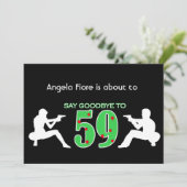 Mafia Style 60th Birthday Celebration Kaart (Staand voorkant)