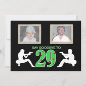 Mafia Style Foto 30th Birthday Celebration Kaart (Voorkant)