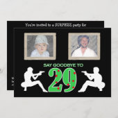 Mafia Style Foto 30th Birthday Celebration Kaart (Voorkant / Achterkant)