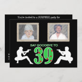 Mafia Style Foto 40th Birthday Celebration Kaart (Voorkant / Achterkant)