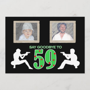 Mafia Style Foto 60th Birthday Celebration Kaart